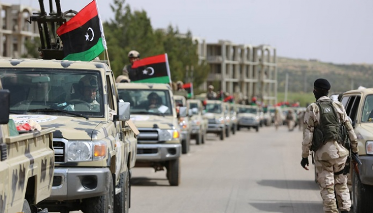 قوات من الجيش الوطني الليبي تعزز جبهات القتال في طرابلس