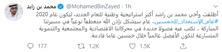 الشيخ محمد بن راشد آل مكتوم والشيخ محمد بن زايد آل نهيان