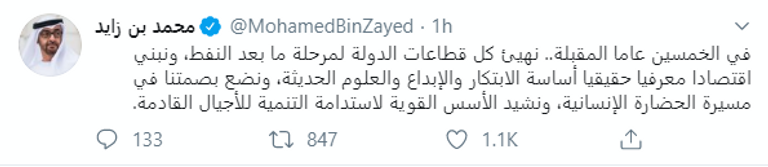 الشيخ محمد بن راشد آل مكتوم والشيخ محمد بن زايد آل نهيان