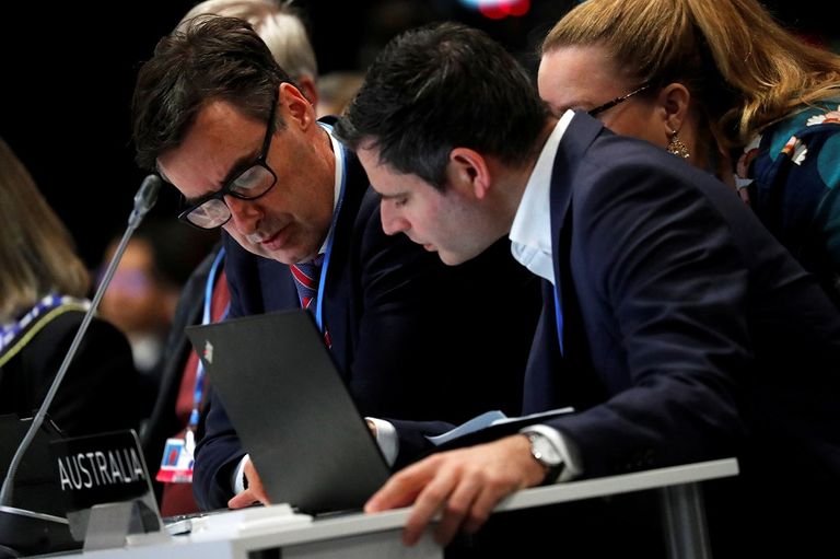 جانب من فعاليات  قمة "كوب 25" في مدريد