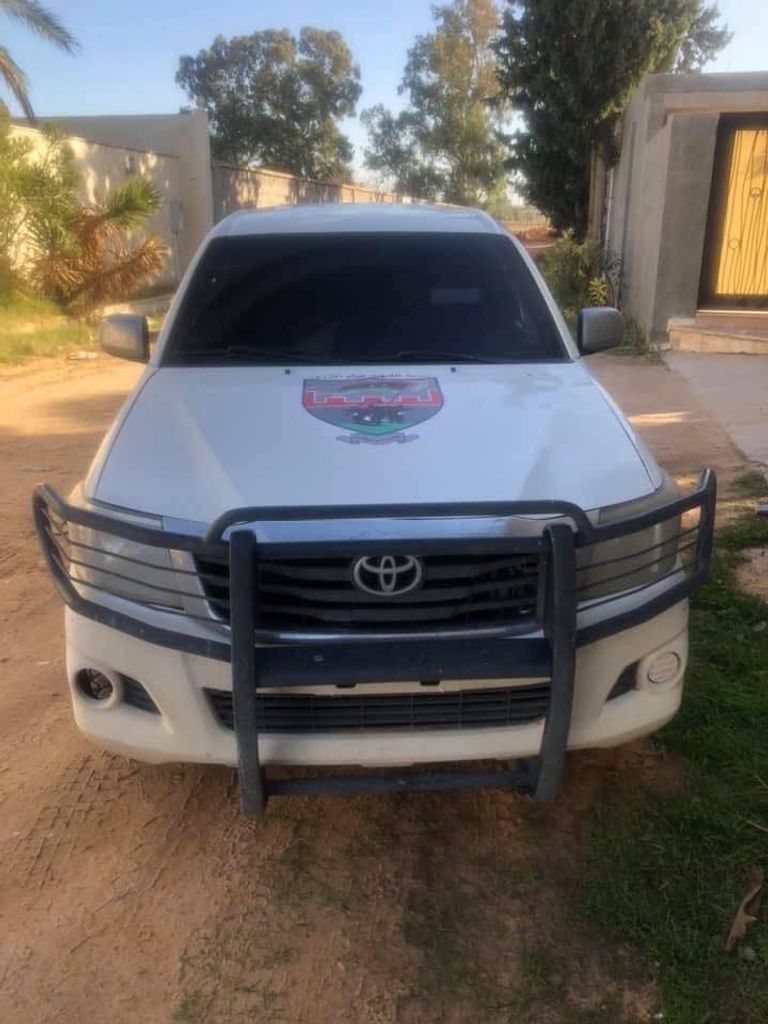 آليات اغتنمها الجيش الليبي من المليشيات