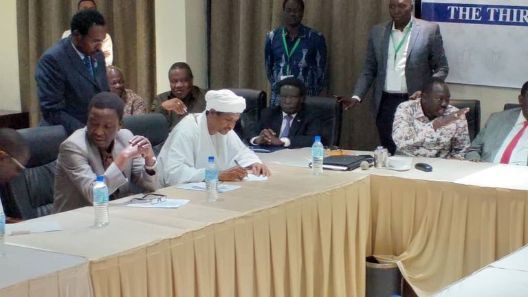 جانب من اجتماعات جوبا