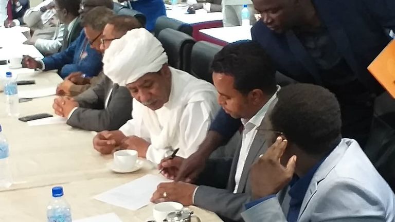 جانب من اجتماعات جوبا