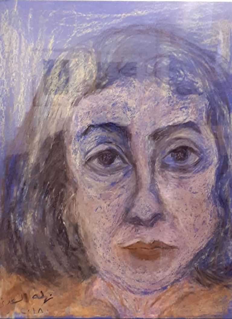 جانب من أعمال الفنانة المصرية نهلة السعدني