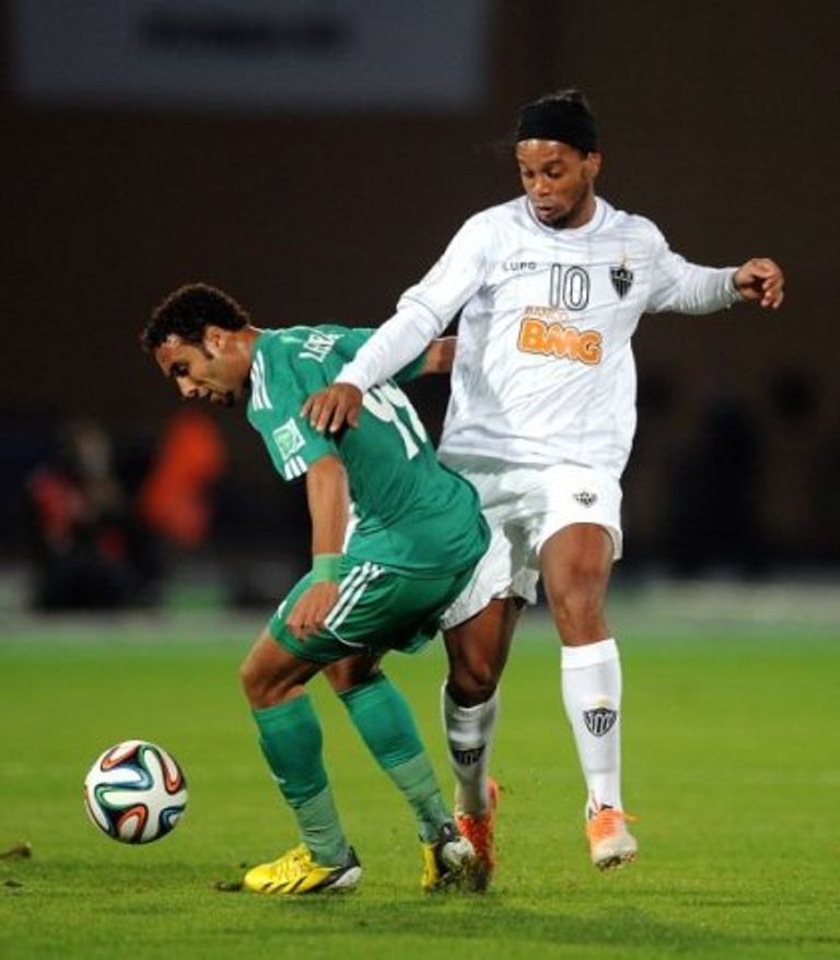 الرجاء وأتلتيكو منينيرو احتفال لاعبي الهلال