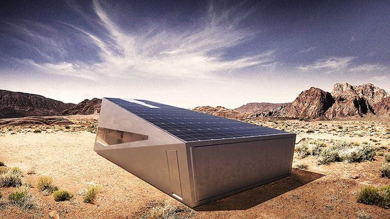 الجراج المستوحى من شاحنة تسلا