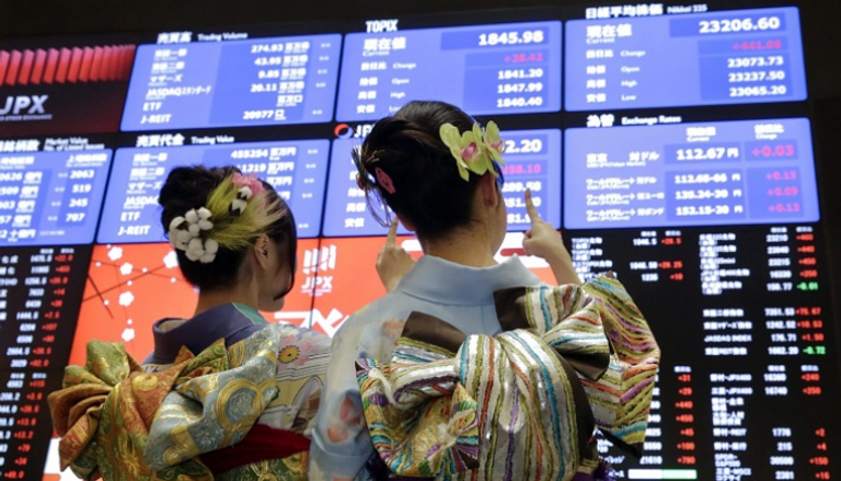 الأسهم اليابانية تقتدي بوول ستريت وتسجل أعلى مستوى فيما يزيد على عام