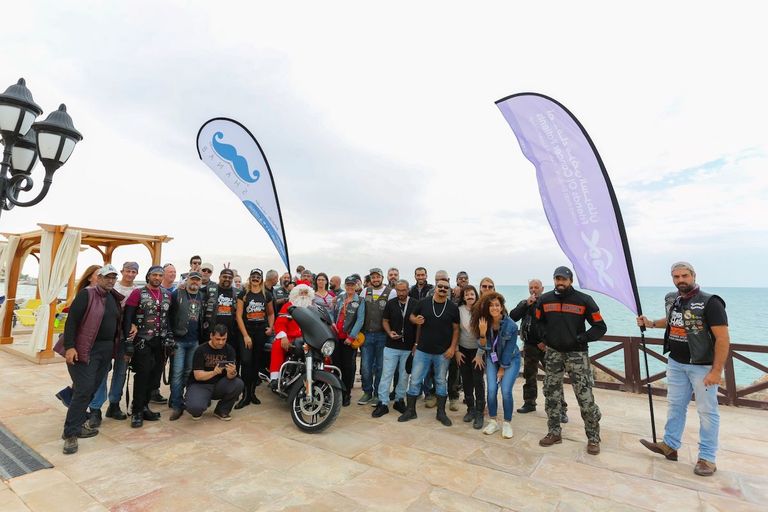 جانب من جولة الدراجات النارية بالإمارات