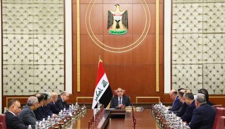 مجلس الوزراء العراقي برئاسة عادل عبدالمهدي