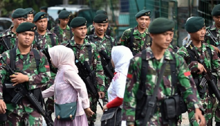 جنود من الجيش الإندونيسي