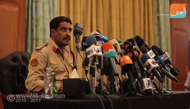 اللواء أحمد المسماري الناطق باسم الجيش الوطني الليبي
