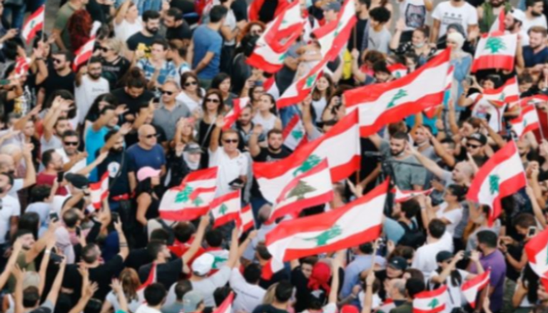 جانب من الاحتجاجات في لبنان - أرشيفية