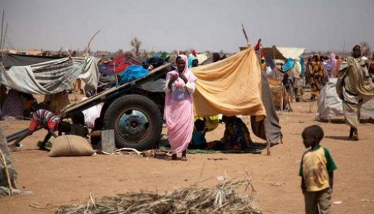 مخيم للنازحين في دارفور - أرشيفية