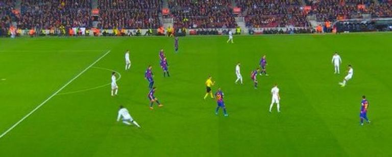 جانب من المباراة