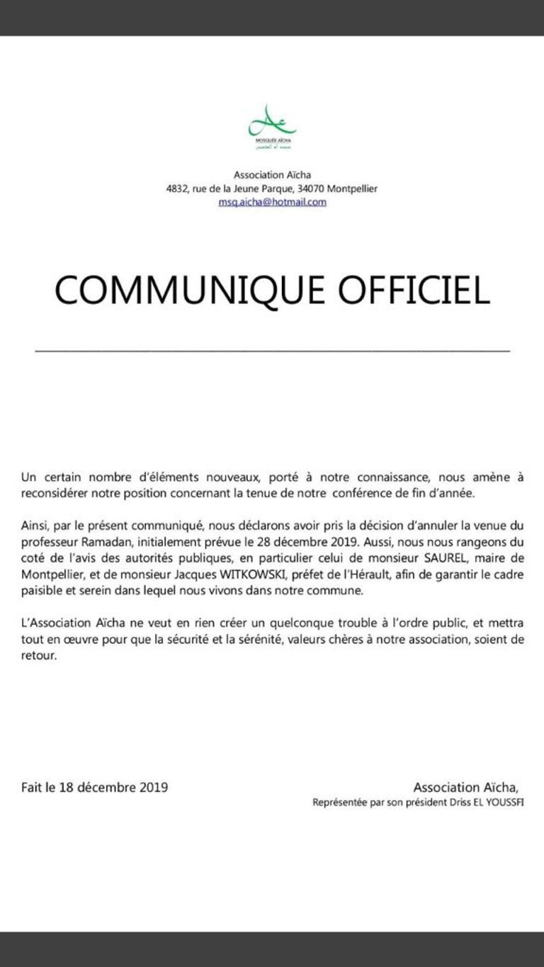 طارق رمضان حفيد مؤسس الإخوان المتهم بجرائم اغتصاب