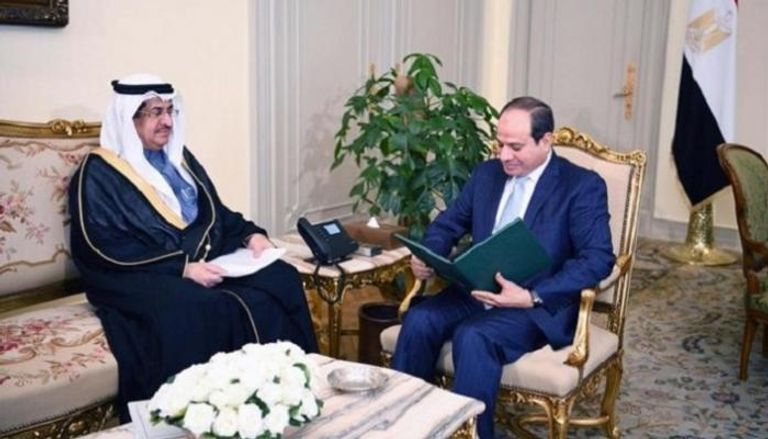 الرئيس عبدالفتاح السيسي يتسلم رسالة خادم الحرمين الملك سلمان