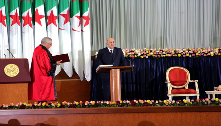 الرئيس الجزائري الجديد عبدالمجيد تبون يؤدي اليمين الدستورية