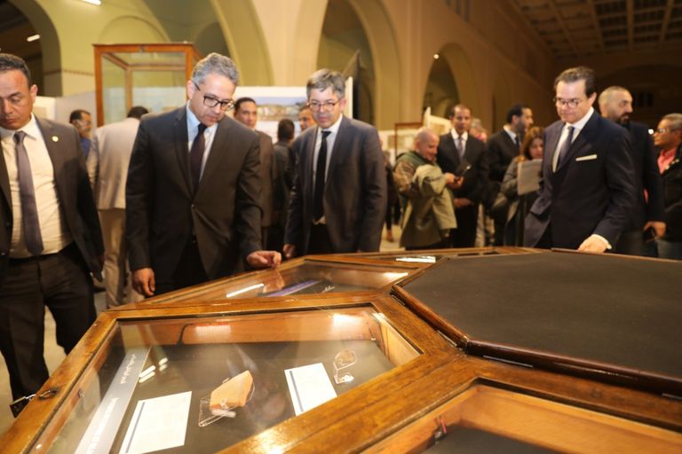 من افتتاح المعرض بالمتحف المصري