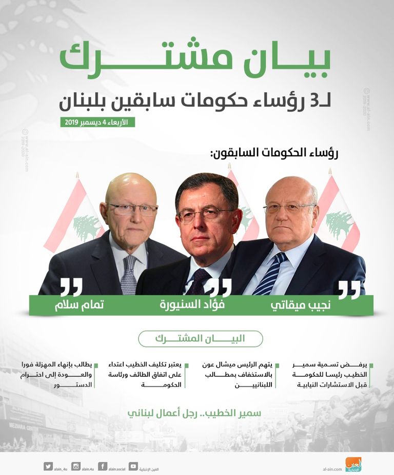 حسان دياب المكلف بتشكيل حكومة لبنان الجديدة- الوكالة الوطنية للإعلام