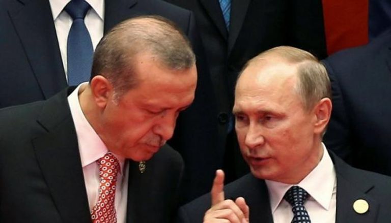 الرئيس الروسي ونظيره التركي في لقاء سابق
