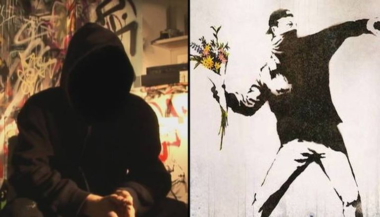 عمل بانكسي الجديد في بيت لحم