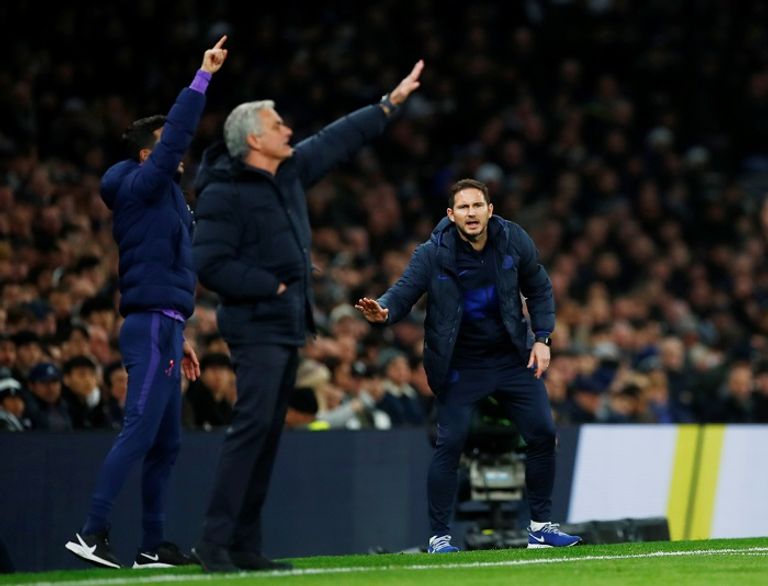 فرحة لامبارد بعد الفوز