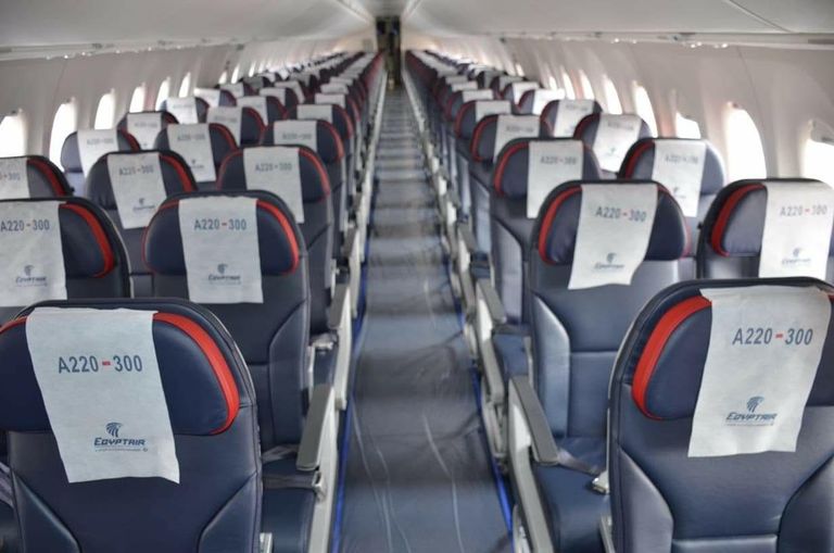 مصر للطيران تتسلم الطائرة السابعة من طراز إيرباص A220-300