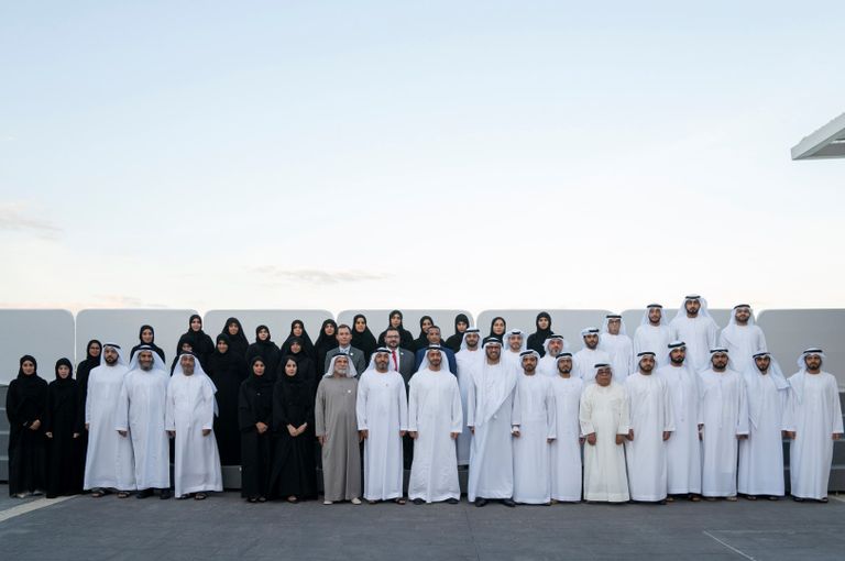 الشيخ محمد بن زايد آل نهيان يستقبل وفد برنامج التسامح والتعايش