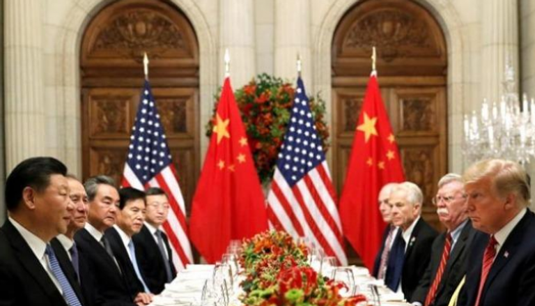 جانب من المفاوضات بين الصين وأمريكا - أرشيفية