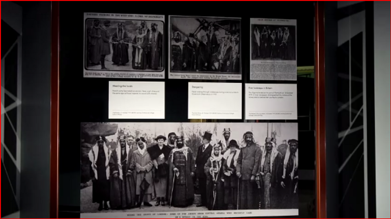 معرض لتذكارات الملك فيصل في لندن