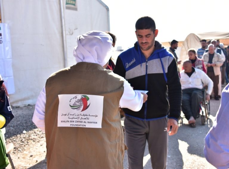 المعونة شملت مخيمات اللاجئين في أربيل ودهوك
