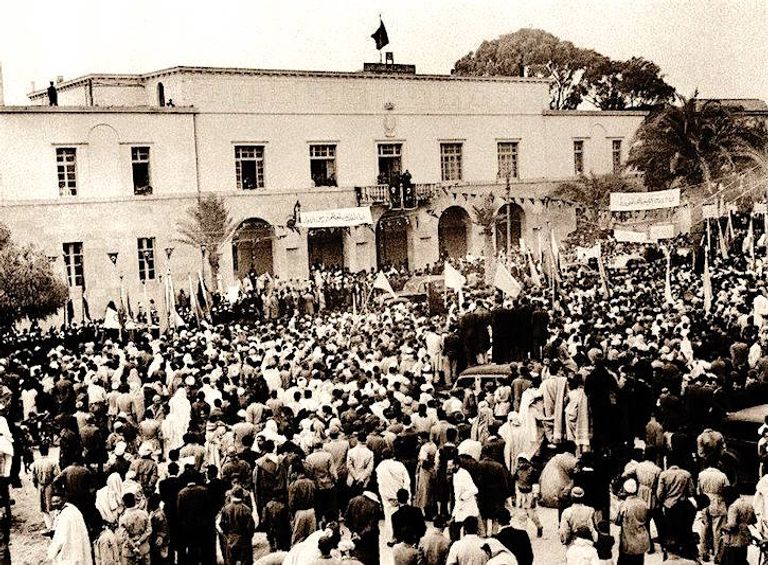 خطاب الملك ادريس السنوسي باعلان استقلال ليبيا الملك إدريس السنوسي وإعلان استقلال ليبيا - أرشيفية