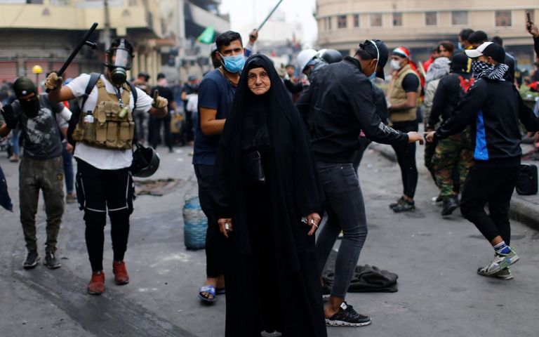 شجرة عيد الميلاد في بغداد (أرشيفية)