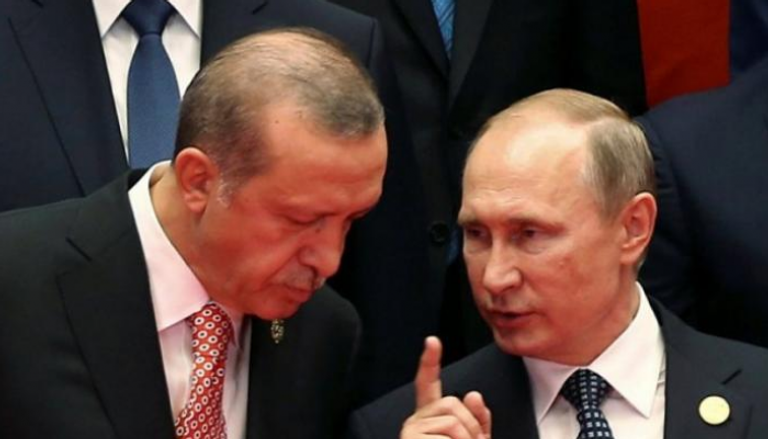 الرئيس الروسي ونظيره التركي في لقاء سابق - أرشيفية 