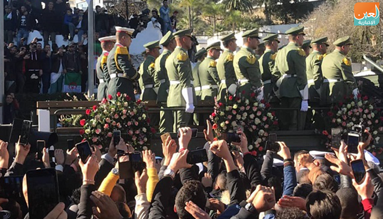 تشييع جنازة الراحل أحمد قايد صالح رئيس أركان الجيش الجزائري
