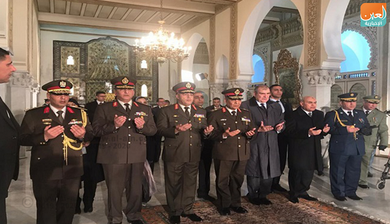 تشييع جنازة الراحل أحمد قايد صالح رئيس أركان الجيش الجزائري