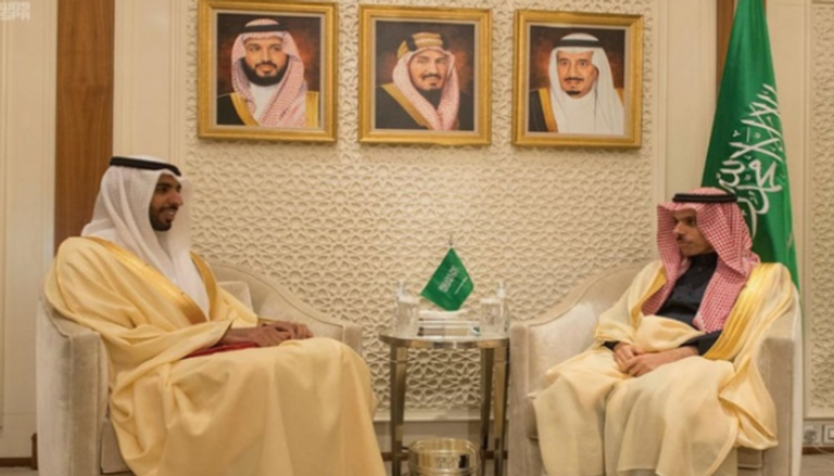  لقاء سابق بين وزير الخارجية السعودي والسفير الإماراتي