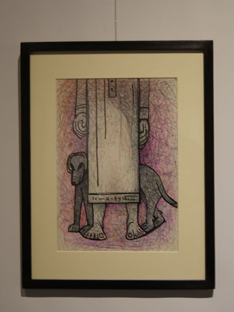 جانب من معرض الراحل سمير رافع