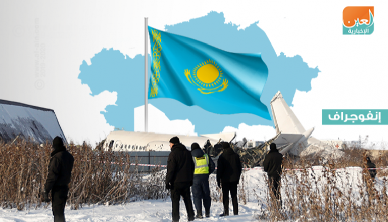  15 قتيلا في سقوط طائرة ركاب بكازاخستان