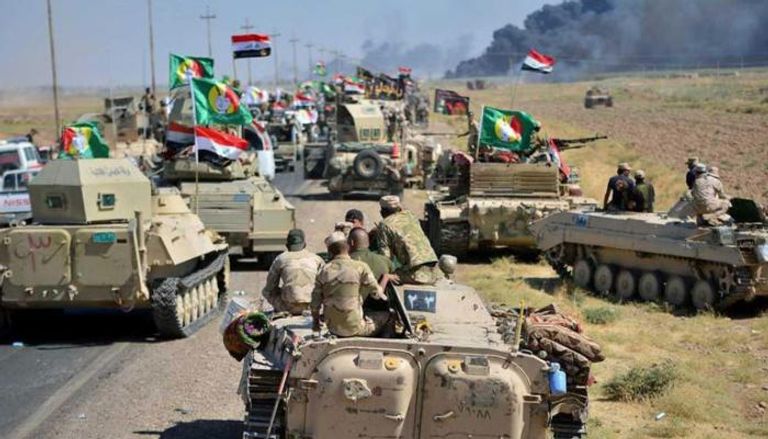 قوات عراقية بقاعدة كي وان قرب كركوك