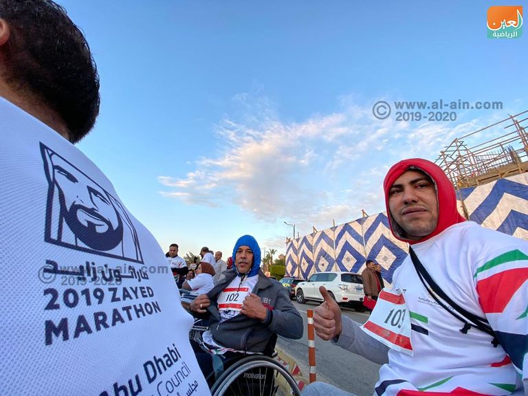 ماراثون زايد سباق أصحاب الهمم بماراثون زايد