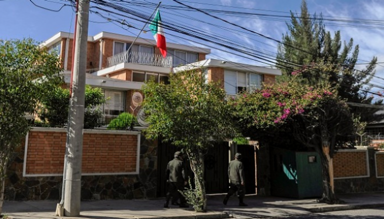 السفارة المكسيكية في بوليفيا - أ.ف.ب