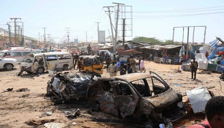 الانفجار في العاصمة الصومالية - رويترز