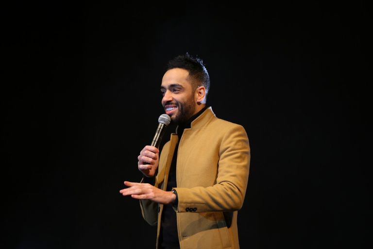 تامر حسني ورامي جمال يغنيان "دايب"