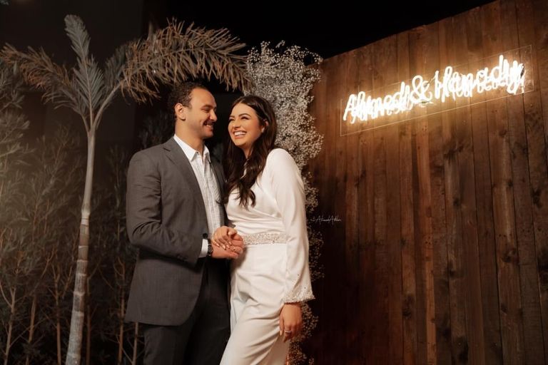 خطوبة هنادي مهنى وأحمد خالد صالح