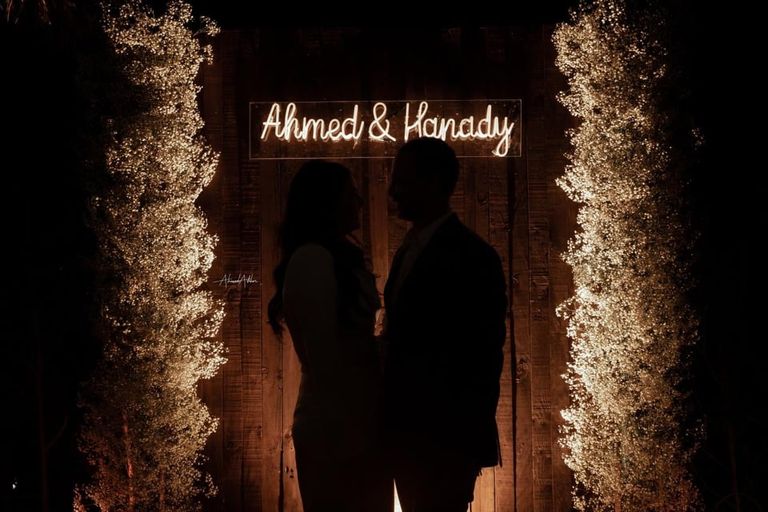 خطوبة هنادي مهنى وأحمد خالد صالح