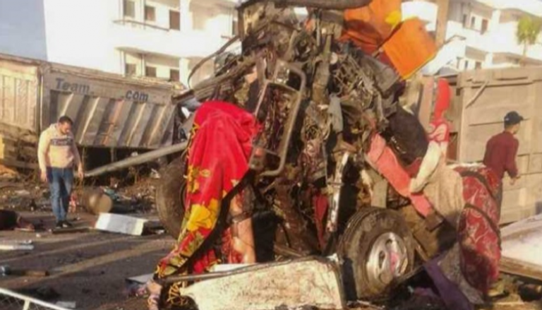 الحادث وقع على طريق دمياط - بورسعيد