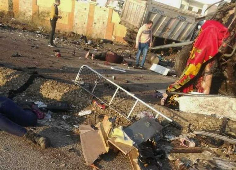 الحادث وقع على طريق دمياط - بورسعيد