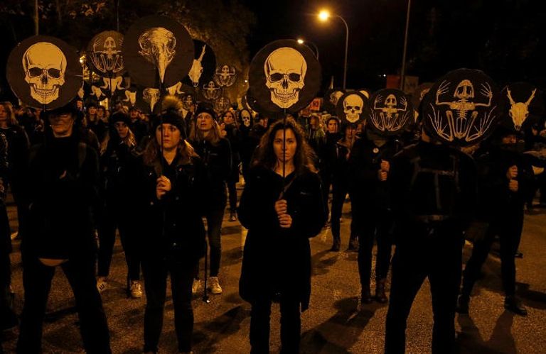 جانب من إحدى مظاهرات الشباب ضد التغير المناخي في سيدني