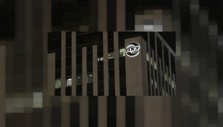 شعار أوكسيدنتال بتروليوم على مقرها في لوس أنجلوس - رويترز 